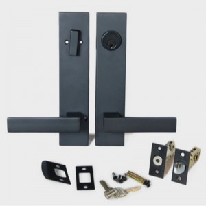 6203 Modern Zinc Alloy Front Door Handle Lock Entry Handle Sets Front Door Lock Set
