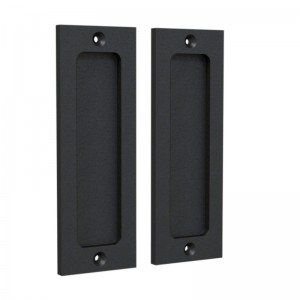 FP08 Matte Black Stainless Steel Closet door pull handle,Pocket door Sliding door handle