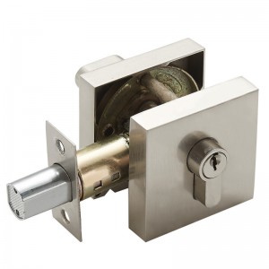 7321SN-S Keyed Entry security door lock Single Cylinder deadbolt lock