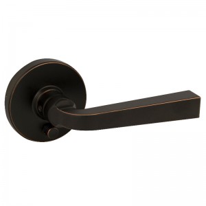 50969 High quality push button lever door handle lock