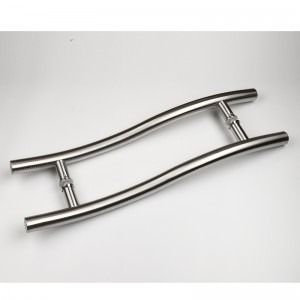 8112 S Shape Stainless Steel pull handle for Sliding glass door, wood door and metall door