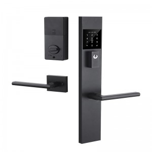 3004 Long Plate Smart Lock for Front Door Keyless Entry Handleset, Touch Screen Keypad Lock Set
