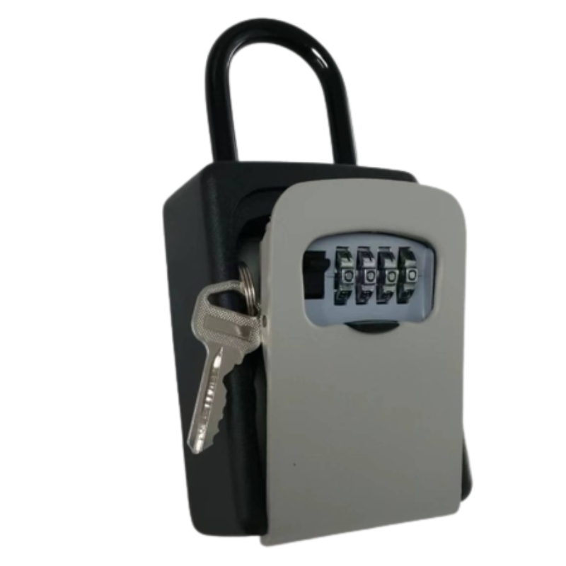 KB001 Key Lock Box, Combination Key Safe Lockbox with Code for House Key Storage, Combo Door Locker
