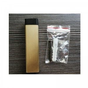 MD001 Stainless Steel Door Stopper with Soft Rubber Tip for Bedroom/Kitchen